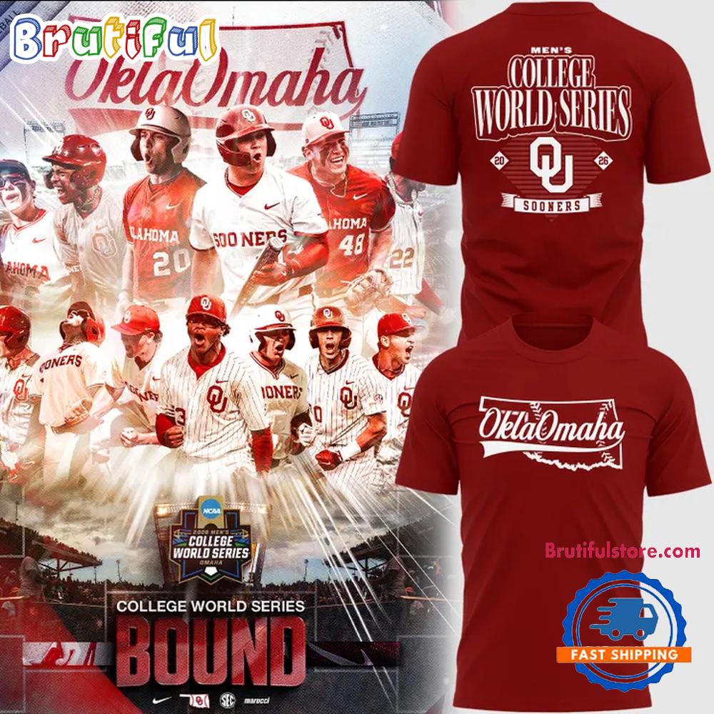 OklaOmaha 2026 Baseball College World Series T-Shirt