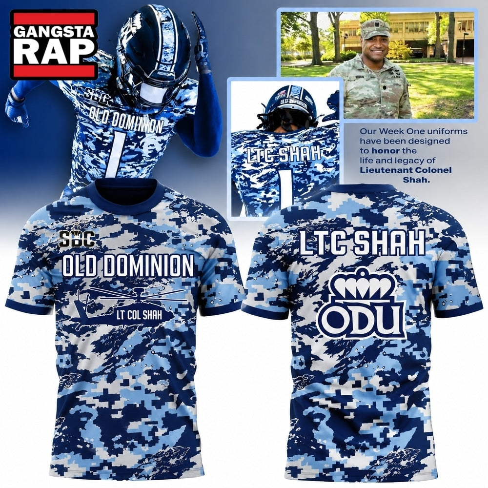 Old Dominion Monarchs The Legacy of Lieutenant Colonel Brandon Shah 2026 T Shirt