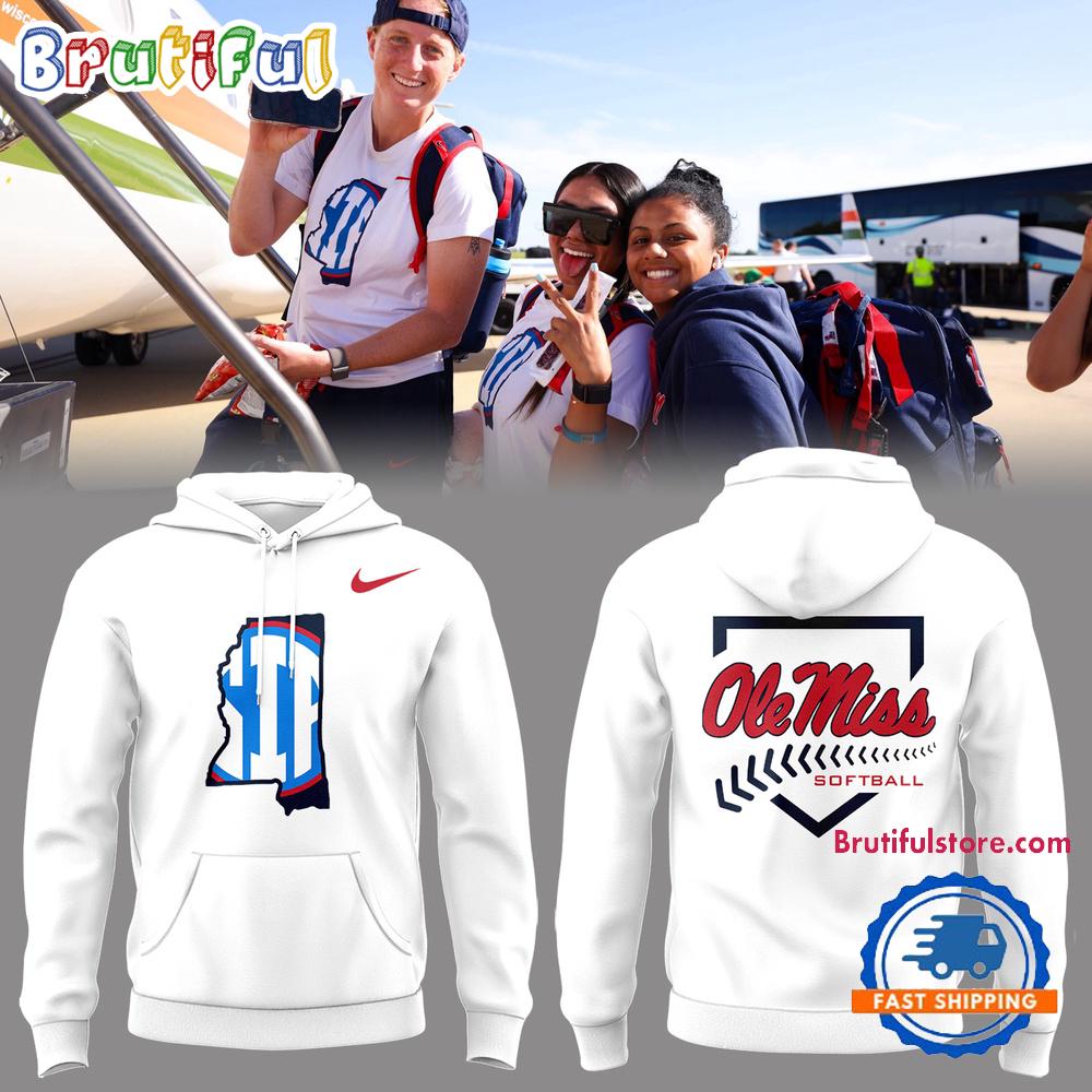 Ole Miss Rebels 2025 Softball 3D Hoodie