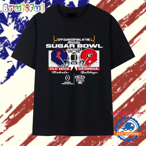 Ole Miss Rebels vs Georgia Bulldogs CFP Sugar Bowl 2026 head to head T Shirt