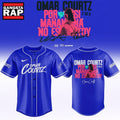 Omar Courtz Por Si Manana No Estoy Tour Signature Blue Design Baseball Jersey