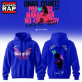 Omar Courtz Por Si Manana No Estoy Tour Signature Blue Design Hoodie