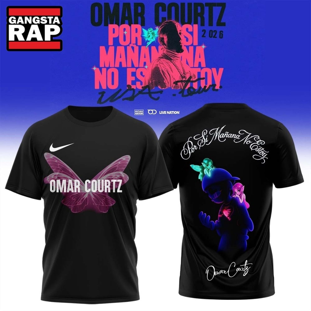 Omar Courtz Por Si Manana No Estoy Tour Signature Hoodie T-Shirt