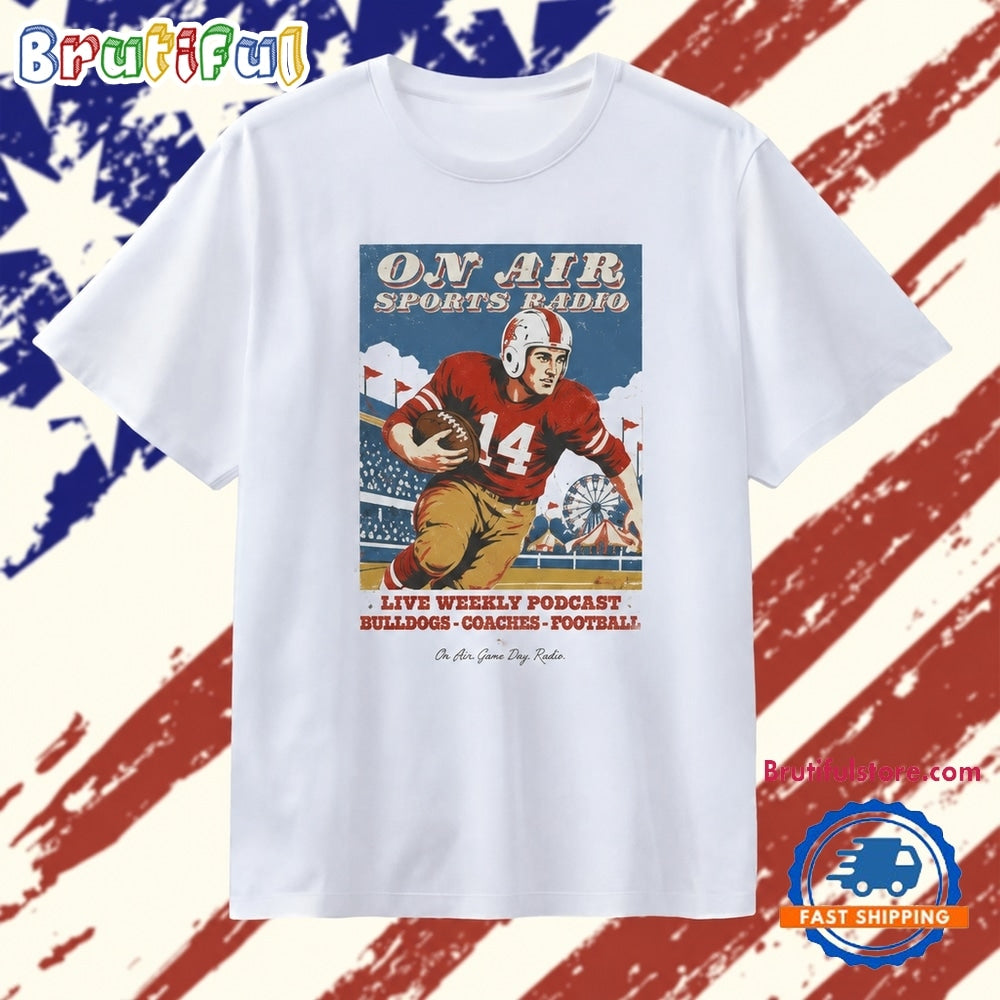 On Air State Fair San Francisco 49ers No 14 Vintage Poster T Shirt