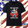 One nation under god Carolina Hurricanes Signatures T Shirt