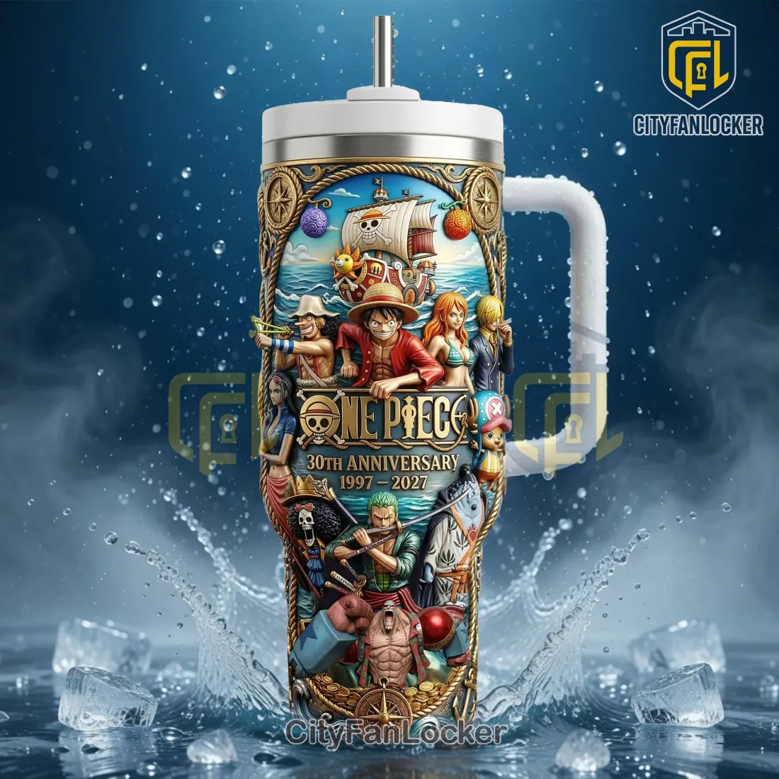 One Piece 30th Anniversary 1997-2027 Steel Tumbler