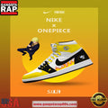 One Piece Black Leg Sanji Air Jordan 1 High-Top Sneakers