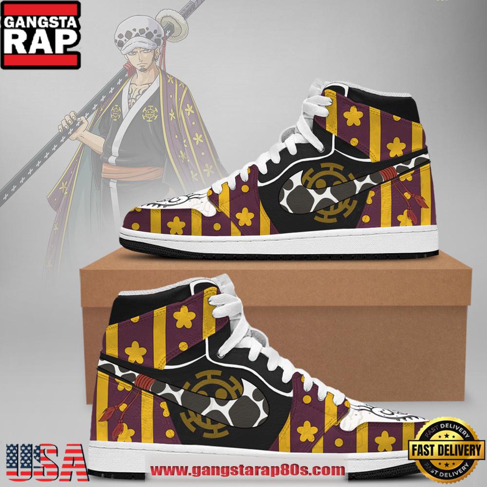 One Piece Law Limited Edition Nike Air Jordan 1 Sneakers Shoes