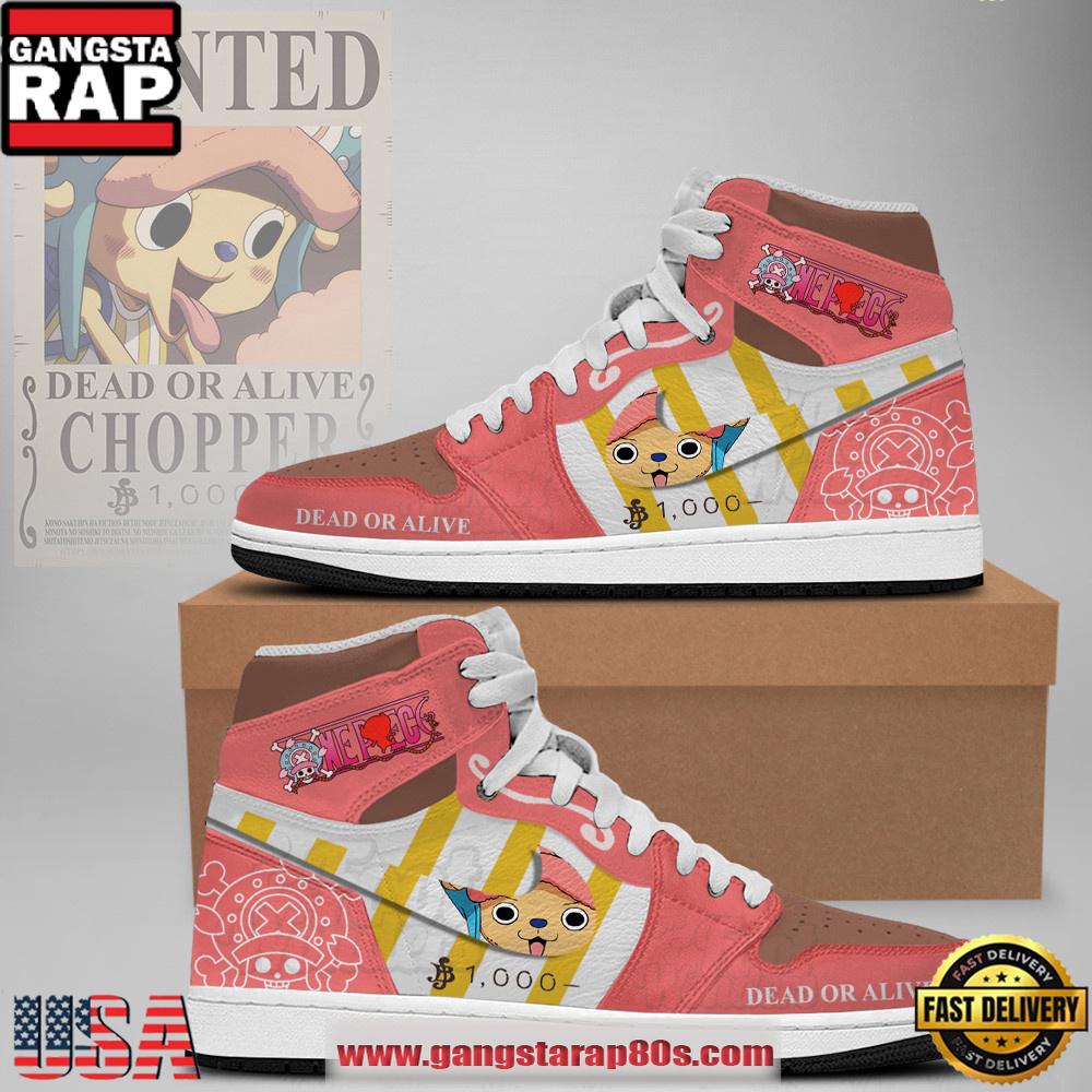 One Piece Wanted Chopper Limited Edition Nike Air Jordan 1 Sneakers Shoes
