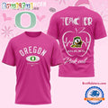 Oregon Ducks 2025 NCAA Teacher Tackle Breast Cancer Unisex 3D Shirt