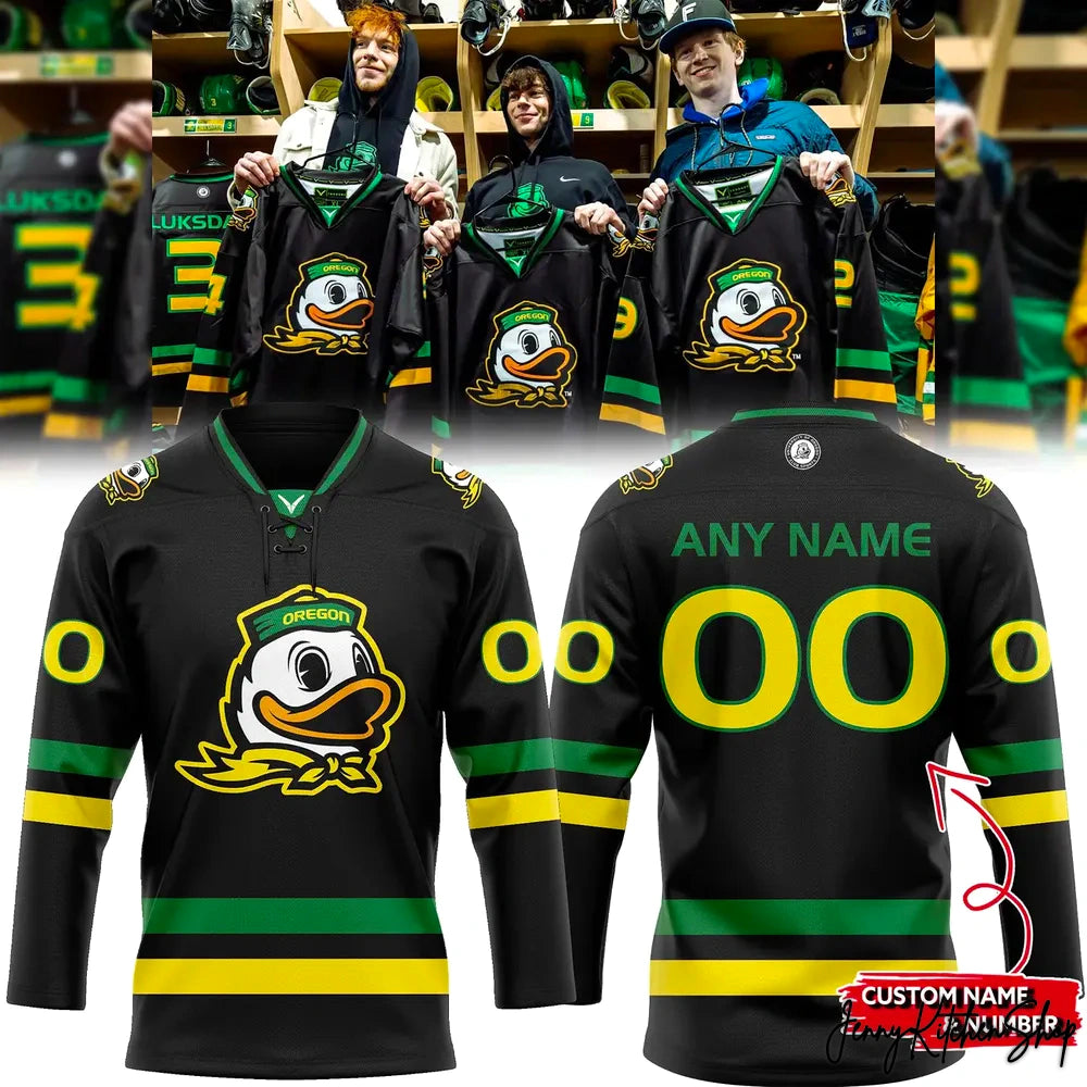 Oregon Ducks 2026 Classic Edition Hockey Jersey