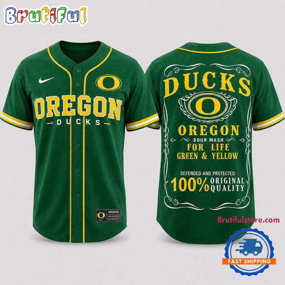 Oregon Ducks 2026 NCAA For Life Fan Pride Baseball Jersey Shirt