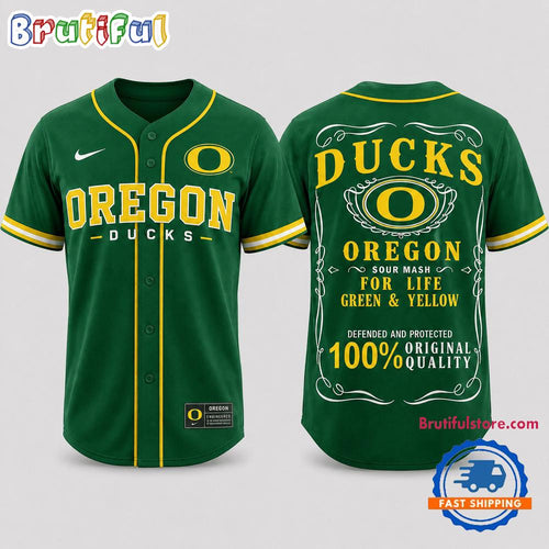 Oregon Ducks 2026 NCAA For Life Fan Pride Baseball Jersey Shirt