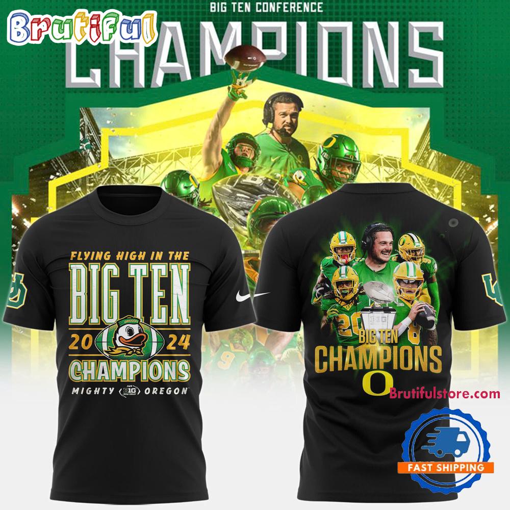 Oregon Ducks BIG Ten CHAMPIONS Graphics Team T Shirt