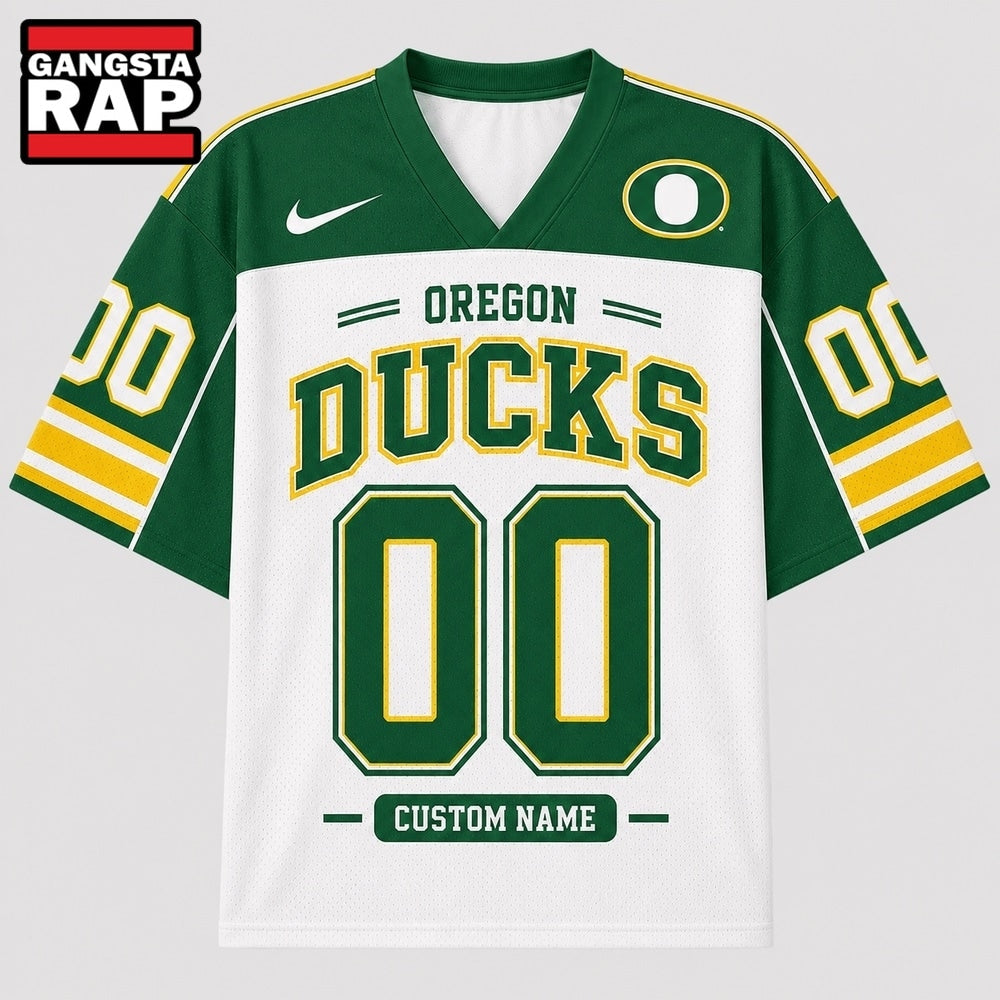 Oregon Ducks NCAA College Team Pride Personalized Football jersey
