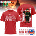 Oregon Ducks NCAA Red Friday Remember Everyone Deployed Limited 3D Shirt