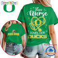Oregon Ducks Nurse Appreciation Month Unisex 3D Shirt