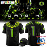 Oregon Ducks Origin of Speed New Uniform Custom Football Jersey