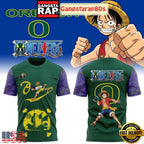 Oregon Ducks x One Piece 2025 All Over Print Hoodie