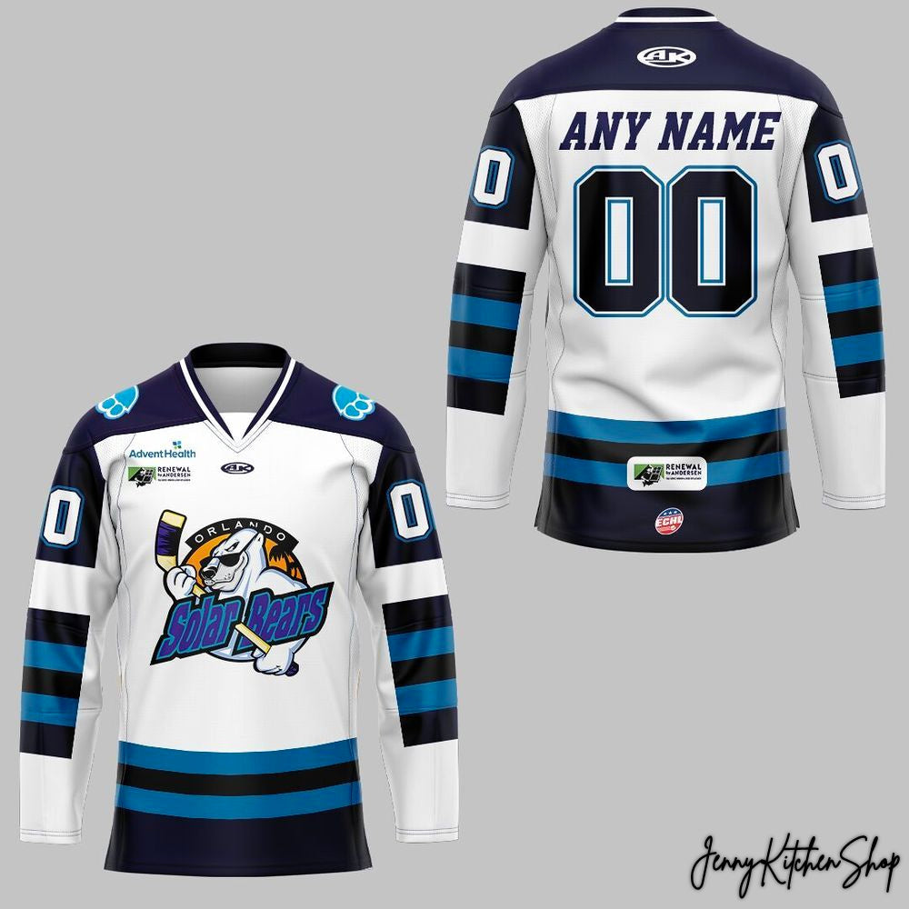 Orlando Solar Bears 25th Anniversary 2026 Hockey Jersey