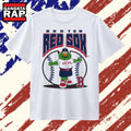 Oscar the Grouch Boston Red Sox Mascot Baseball T Shirt