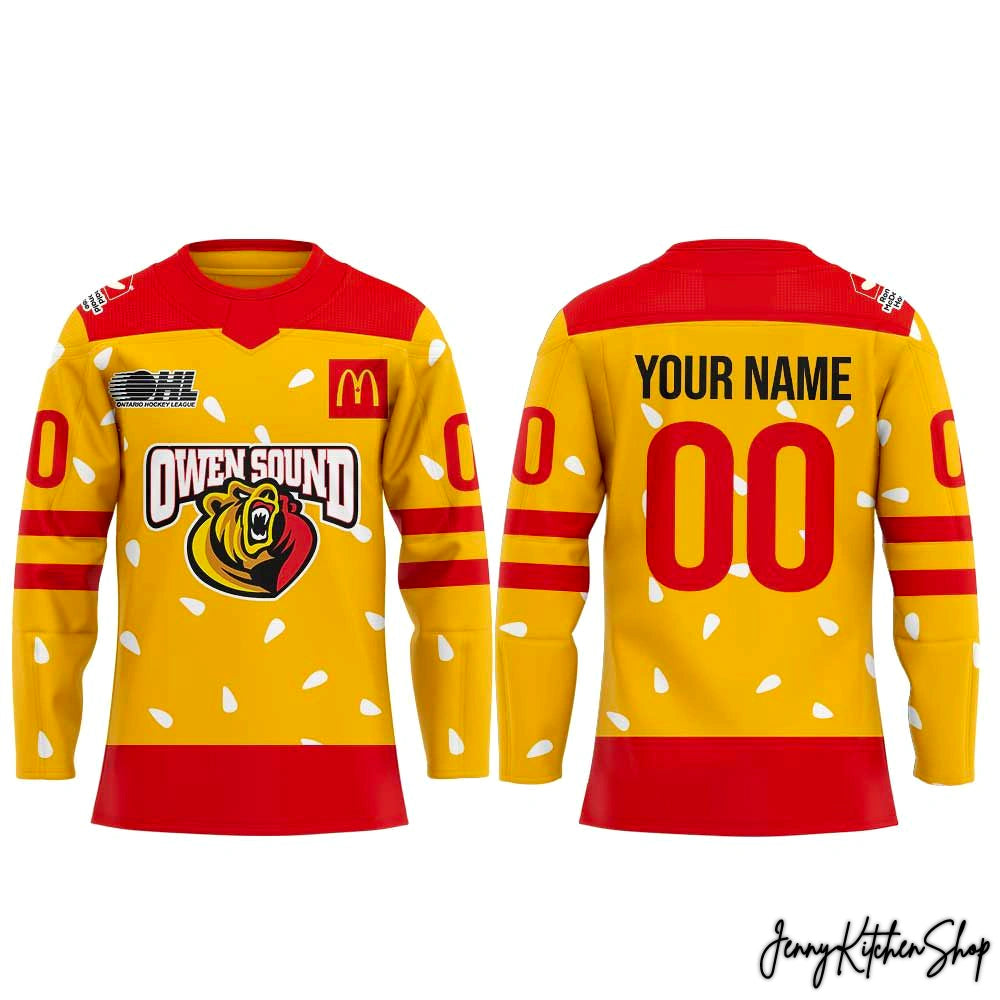 Owen Sound Attack 2026 New Hockey Jersey