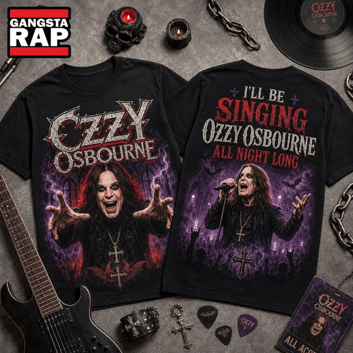 Ozzy Osbourne All Night Long 3D Graphic Shirt