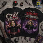 Ozzy Osbourne All Night Long Black T-Shirt 2026