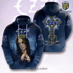 Ozzy Osbourne Best Memories Never Fade Dark Blue Hoodie
