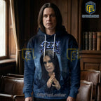 Ozzy Osbourne Best Memories Never Fade Dark Blue Hoodie