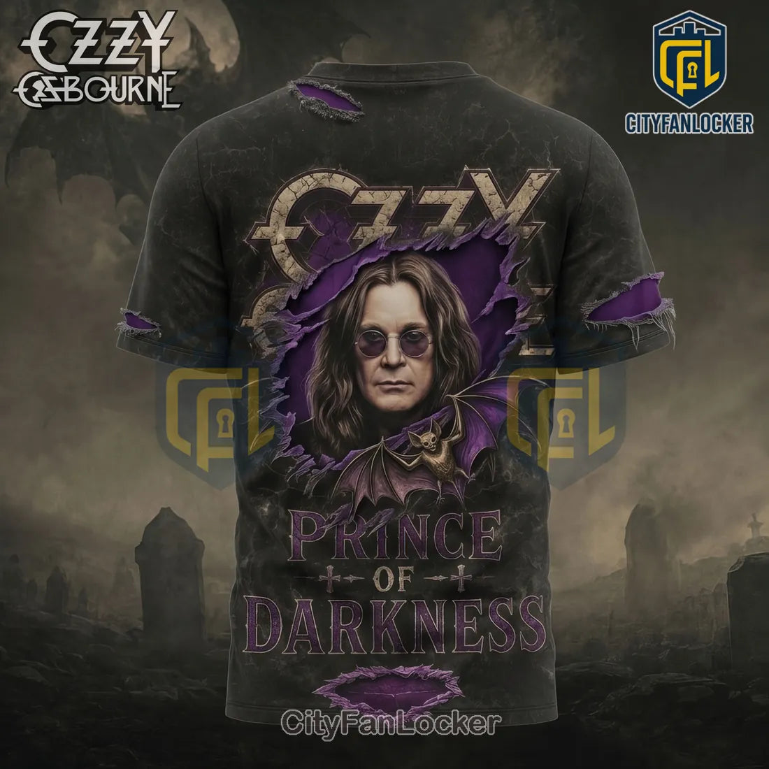 Ozzy Osbourne Prince of Darkness Limited Edition T-Shirt