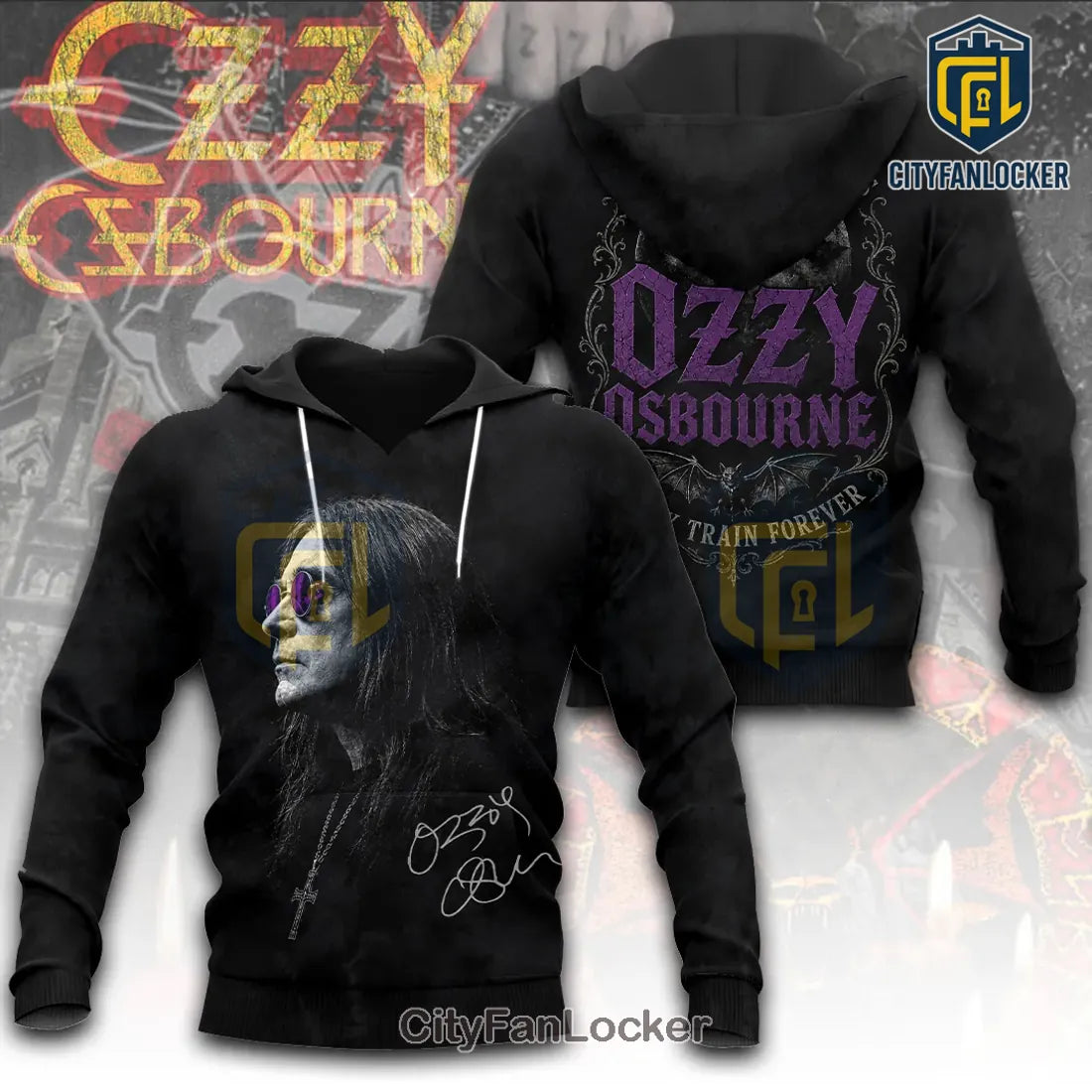 Ozzy Osbourne Prince of Darkness Portrait T-Shirt