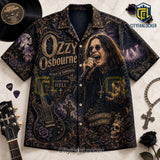Ozzy Osbourne Prince of Darkness Vintage Hawaiian Shirt