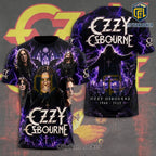 Ozzy Osbourne Purple Lightning Pullover Hoodie