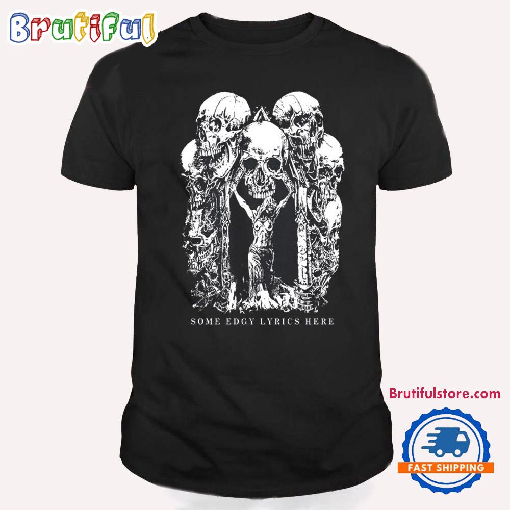 Paleface Halloween Edgy Lyrics Here T Shirt