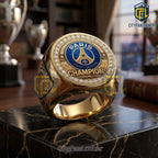 Paris Saint-Germain Champions 2025 2026 Engraved Gold Ring