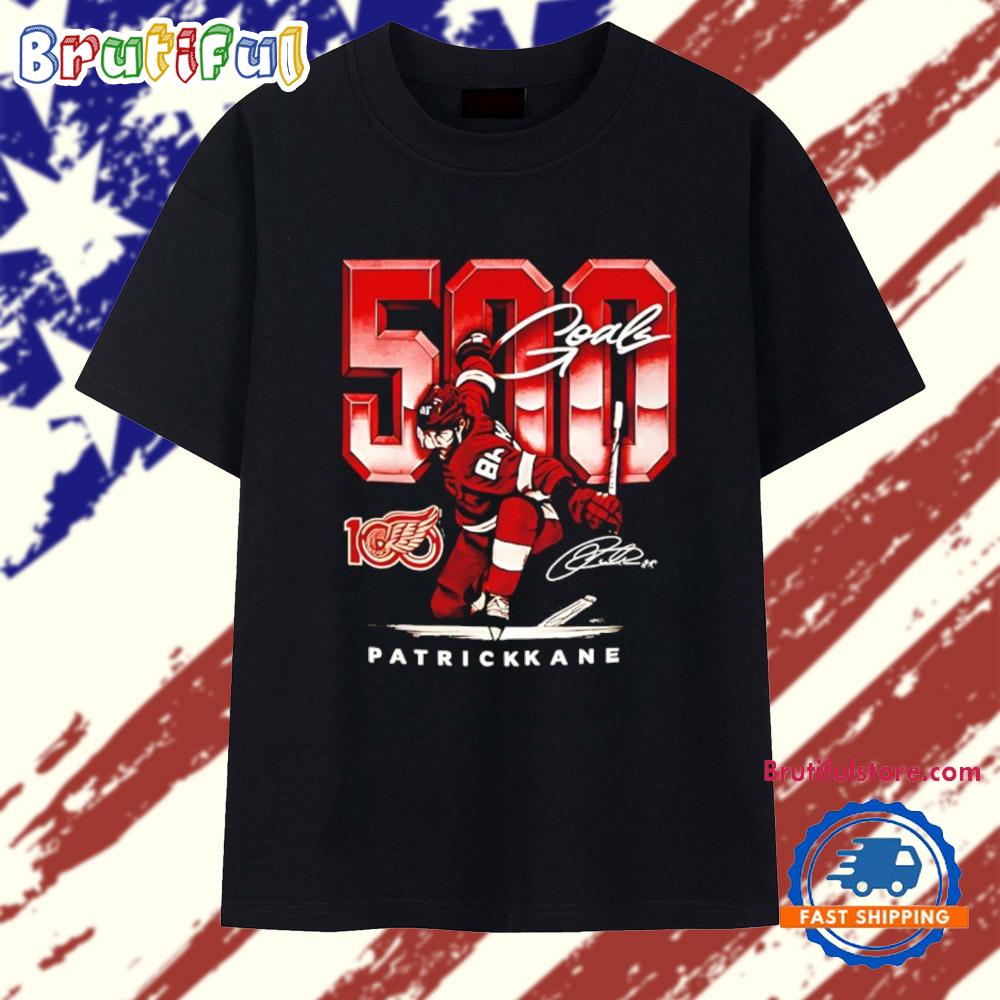 Patrick Kane Detroit Red Wings 500 Career Goals signature T Shirt