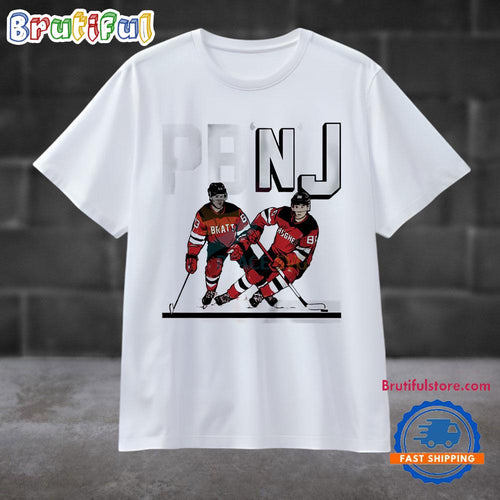 Pb N J Jack Hughes And Jesper Bratt New Jersey Devils New T Shirt