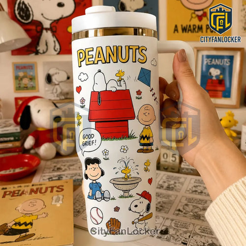 Peanuts Snoopy and Friends 40oz Stainless Steel Tumbler