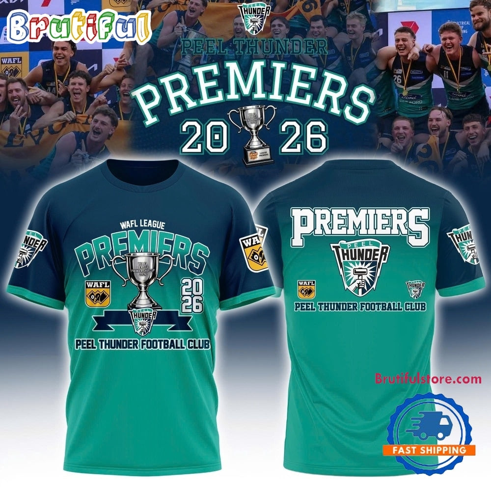 Peel Thunder 2026 WAFL Premiers Limited Edition T Shirt