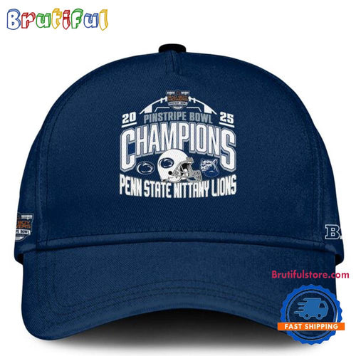 Penn State Nittany Lions 2025 Pinstripe Bowl Champions Limited Edition Cap