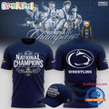 Penn State Nittany Lions 2026 NCAA Wrestling National Champions Logo Design T Shirt