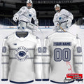 Penn State Nittany Lions 2026 White Uniform Custom Hockey Jersey