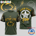 Penn State Nittany Lions 250 Years US Army Limited 3D Shirt