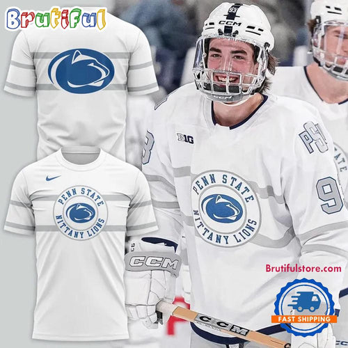 Penn State Nittany Lions Hockey Throwback Uniform 2026 T Shirt