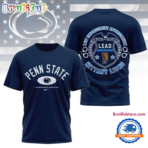 Penn State Nittany Lions NCAA Law Appreciation Month Unisex 3D Shirt