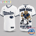 Penn State Nittany Lions NCAA Mascot Forever Loyal Fan Baseball Jersey Shirt