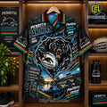Penrith Panthers Mascot Black Hawaiian Shirt