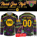 Pensacola Ice Flyers Mardi Gras Night Hockey Jersey