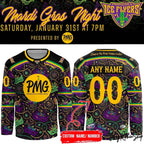 Pensacola Ice Flyers Mardi Gras Night Hockey Jersey